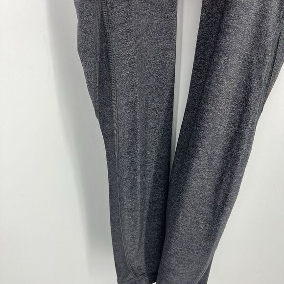 Lululemon Leggings Size 4 Heathered Gray Train Times 7/8 Pant 25" Yoga Stretch - Picture 3 of 7